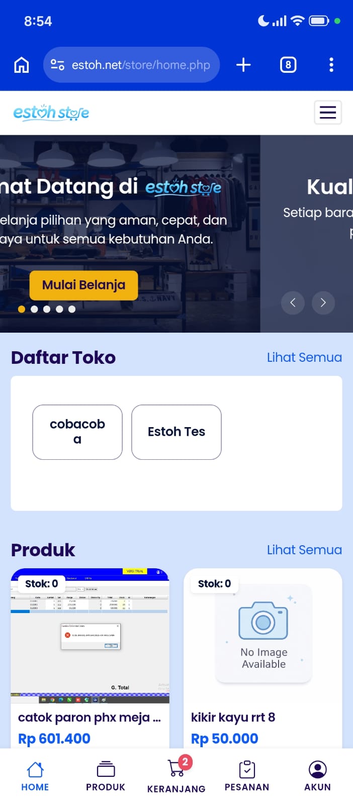 Beranda Estoh Store
