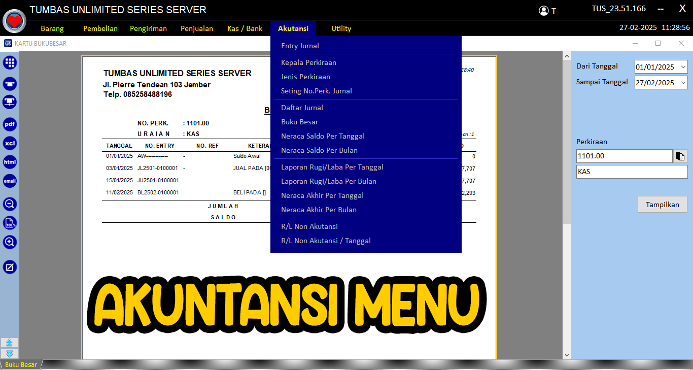 Menu Akuntansi