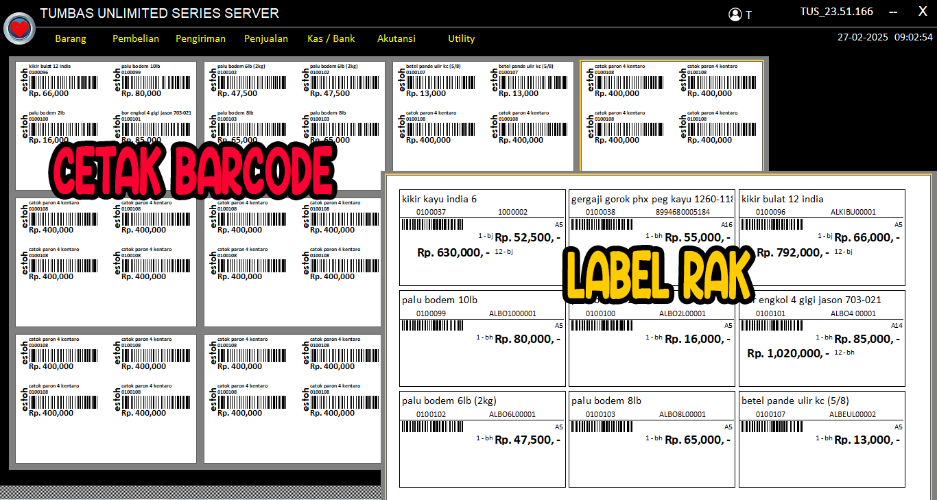 Barcode Label